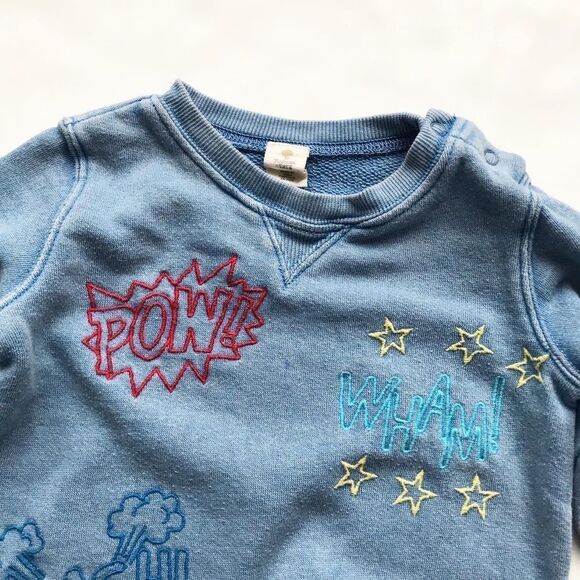 Tucker + Tate knit washed out jumpsuit VGUC  12 months - Picture 2 of 7